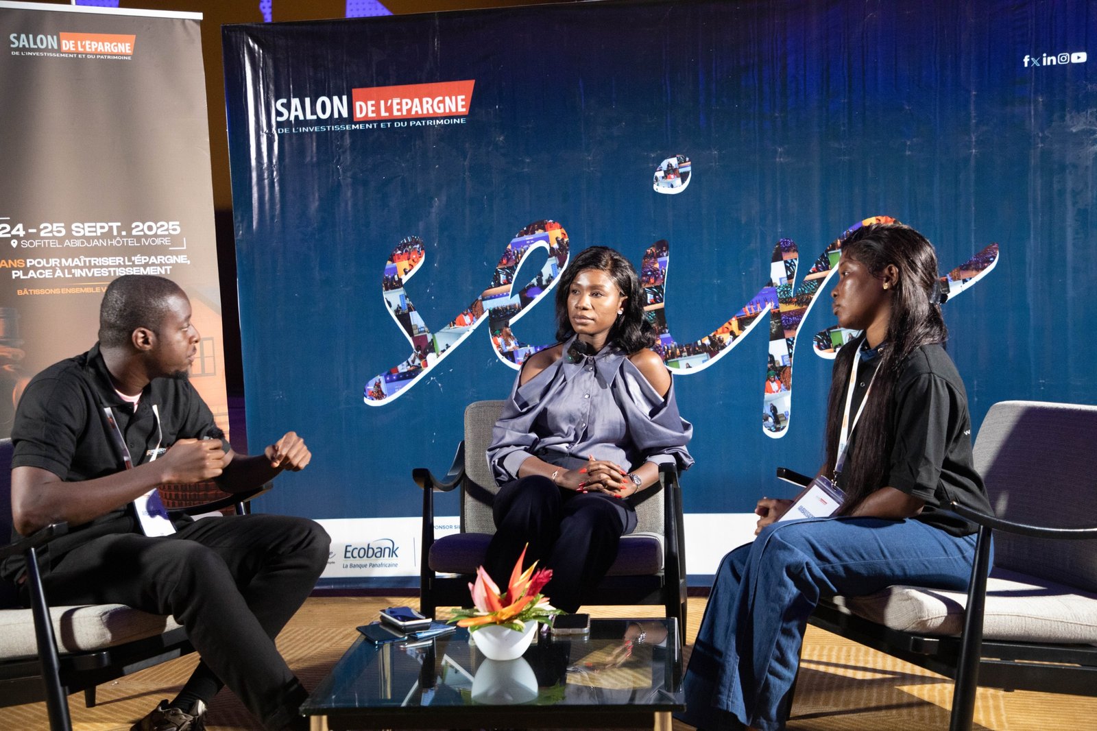 Interview sur le plateau WebTV du SEIP lors d'une édition précédente